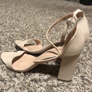 Madden girl size 8.5 nude heels
